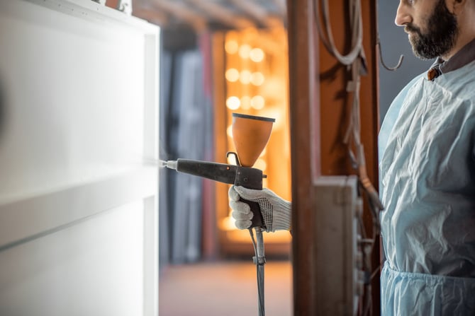 Powder Coating Vs Wet Spraying Signage Components