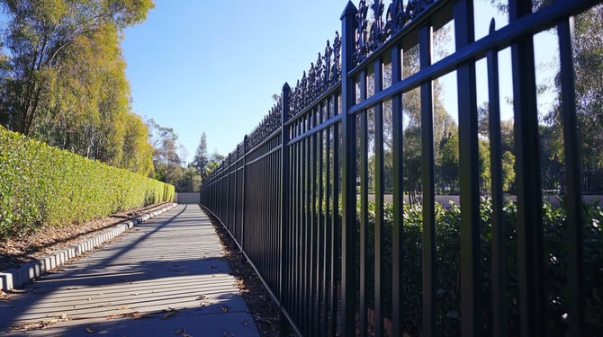 how to fix signs onto railing and palisade fencing