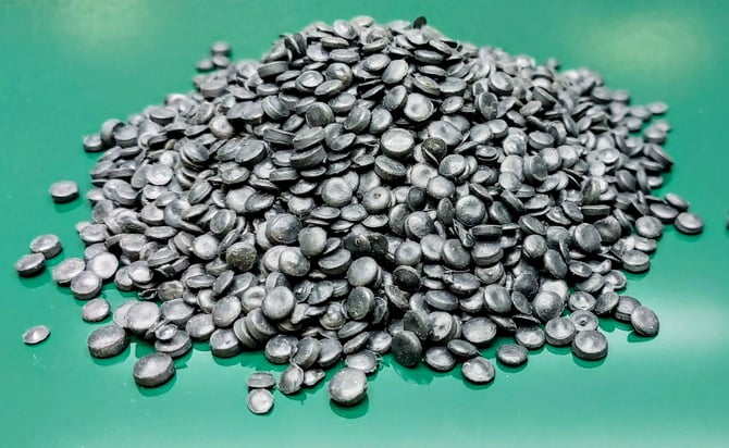 pelletised PE core